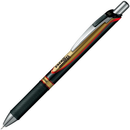 CIENKOPIS KULKOWY PENTEL ENERGEL BLP75, CZERWONY