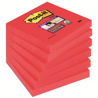 KARTECZKI POST-IT SUPER STICKY 76x76mm różowe (6x90)