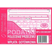 PODATKI - PRZELEW/WPŁATA 4-ODCINKI A6 (O+3K) MICHALCZYK I PROKOP